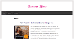Desktop Screenshot of flamingo-music.de