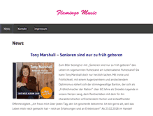 Tablet Screenshot of flamingo-music.de